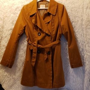 Trench Coat Rust Color W/Pockets